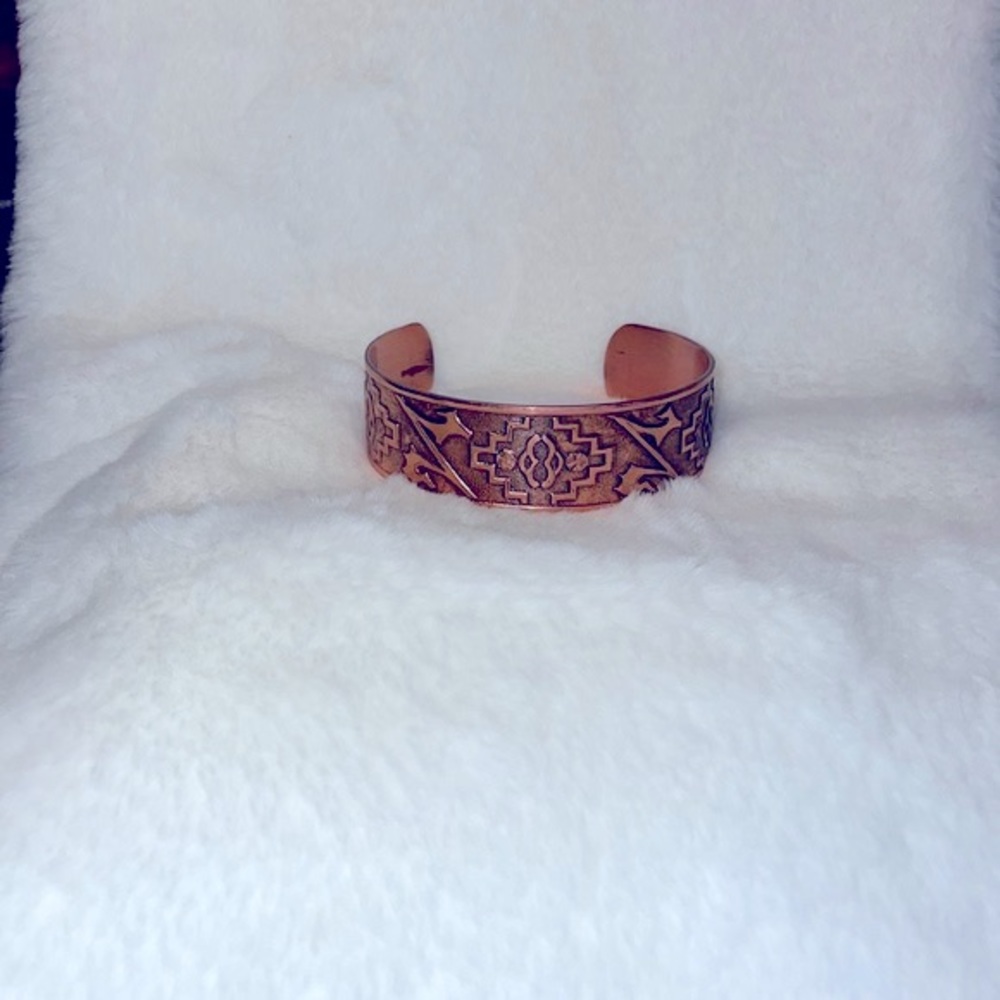 (2/15) Genuine copper cuff bracelet 2.75”